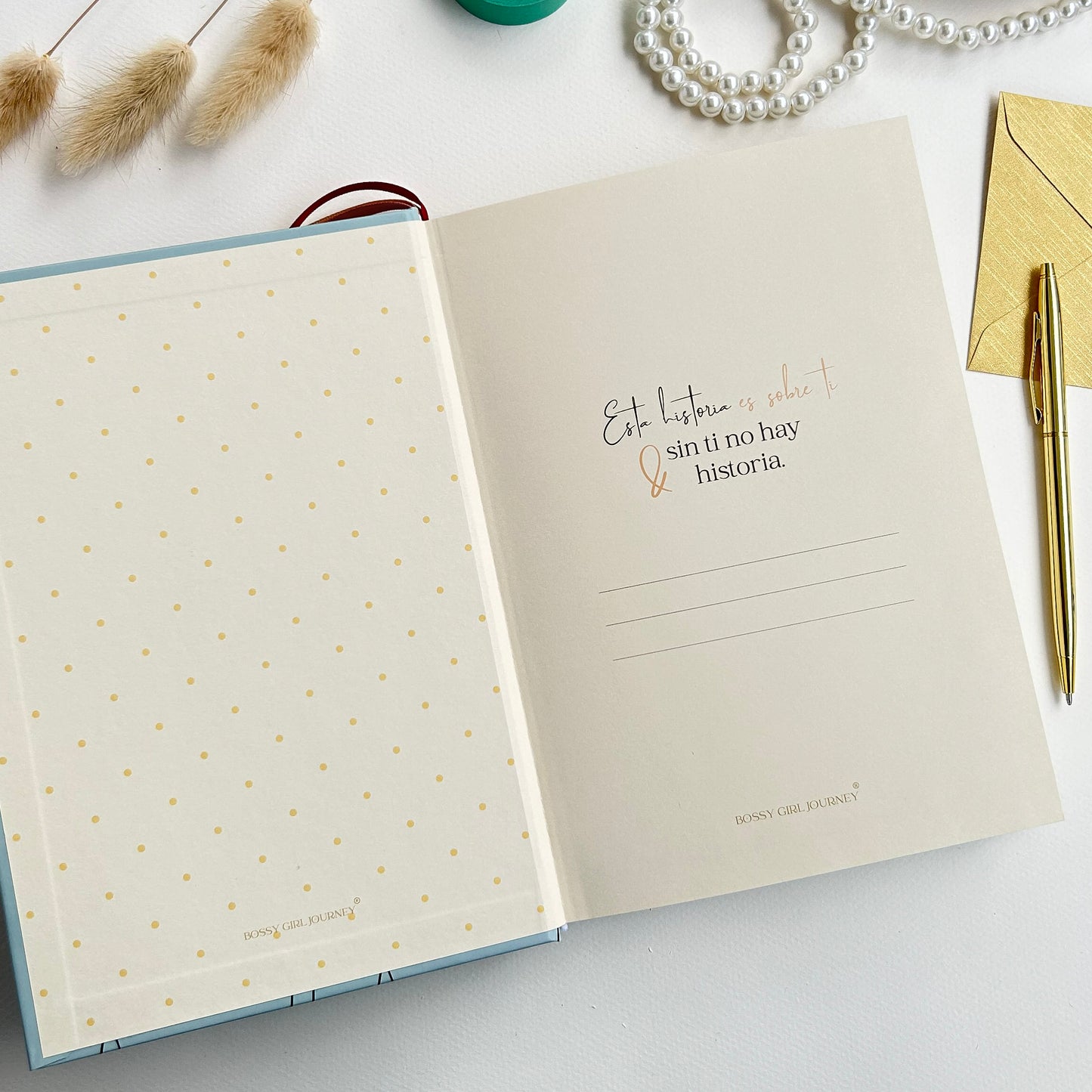 Journal de Puntos Pistachio Tulipanes