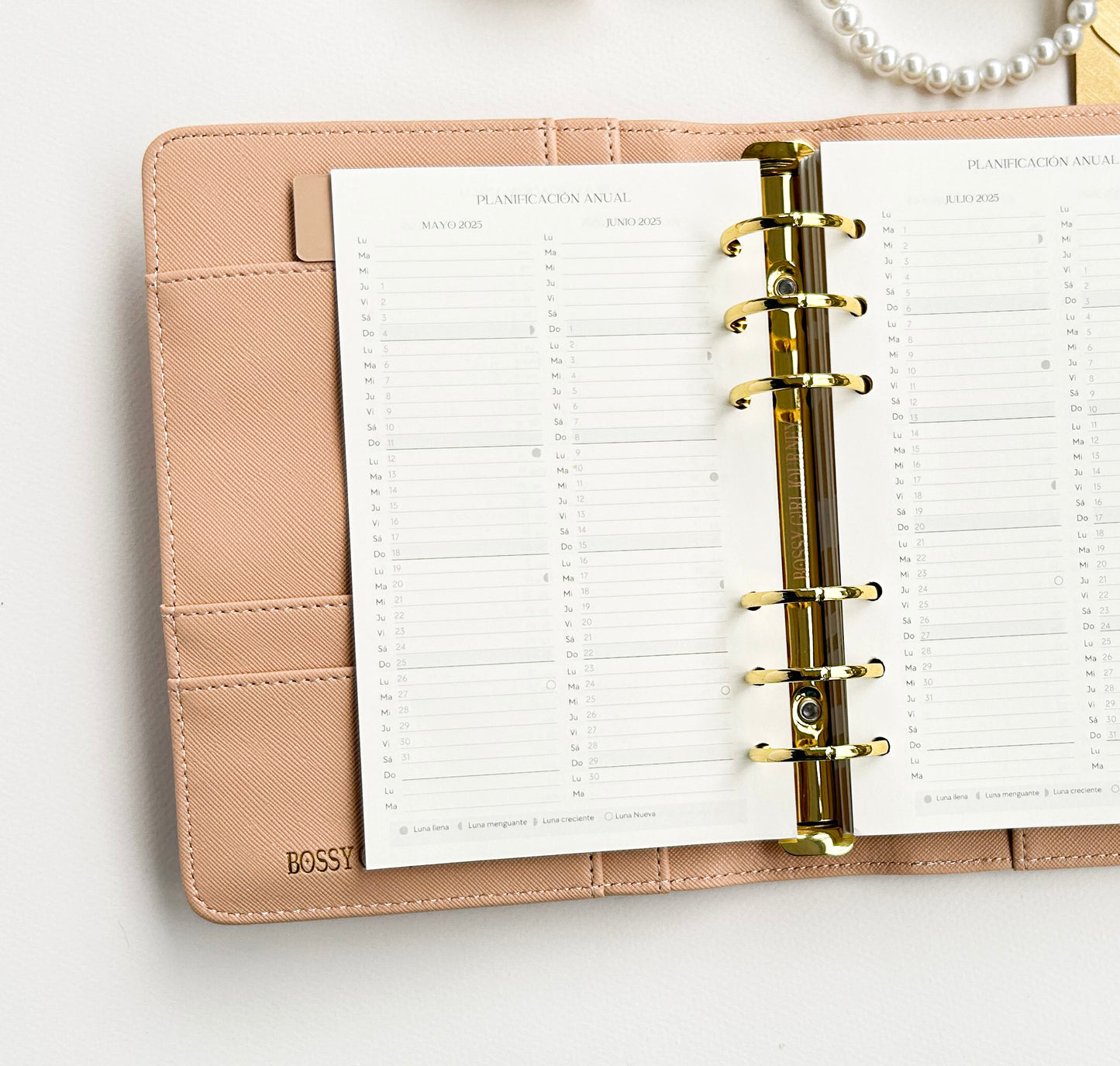 Planner A6 Beige
