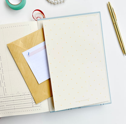 Journal de Puntos Pistachio Tulipanes