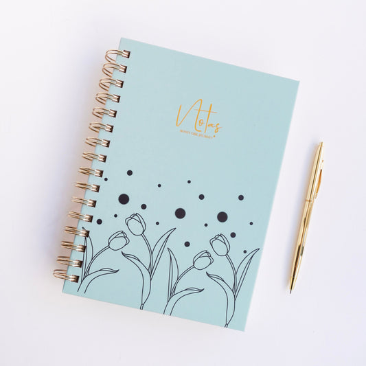 Cuaderno de puntos A5 Pistachio Tulipan